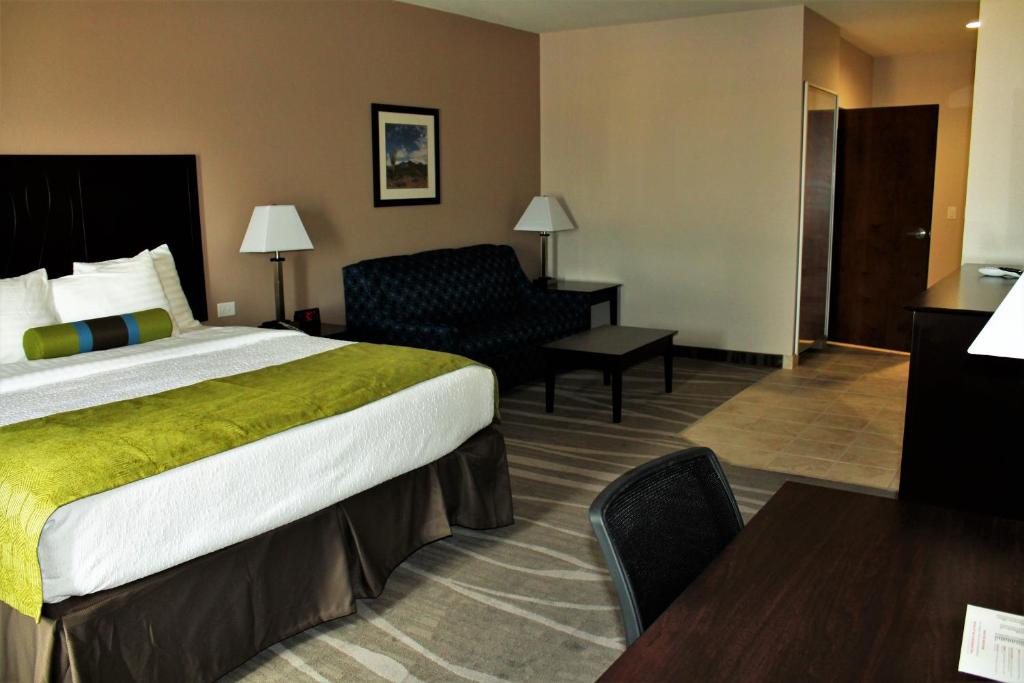 King Suite with Roll – In Shower-Disability Access