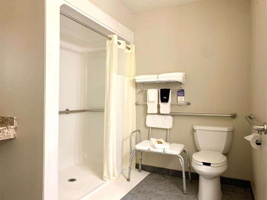 King Room with Roll-in Shower – Disability AccessNon-Smoking