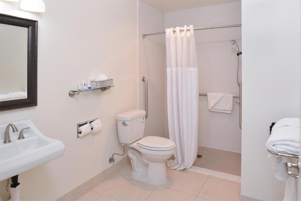 King Room with Roll-In Shower – Disability Access