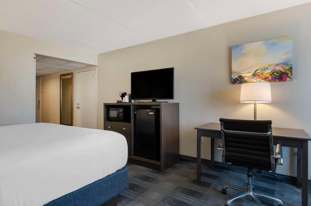 King Room with Mobility Accessible Roll-In Shower