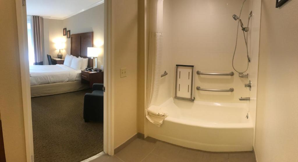 Standard Room 1 Queen Bed Accessible Tub Non Smoking Courtyard View