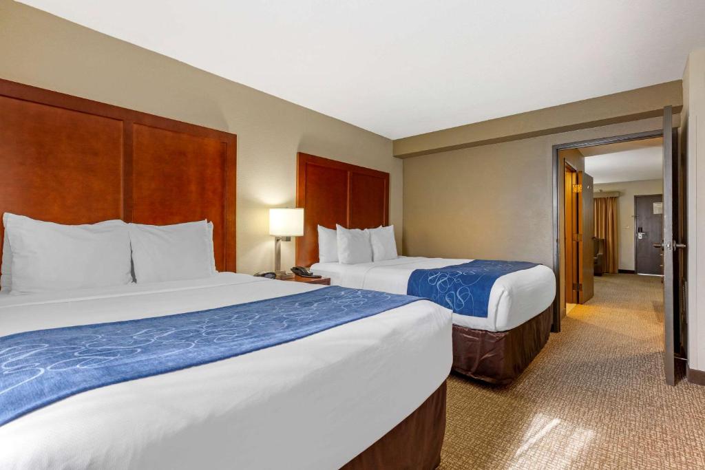 Queen Suite with Two Queen Beds and Sofa Bed