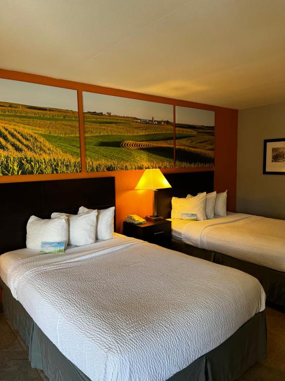 Deluxe Double Room with Two Double Beds – Non-Smoking