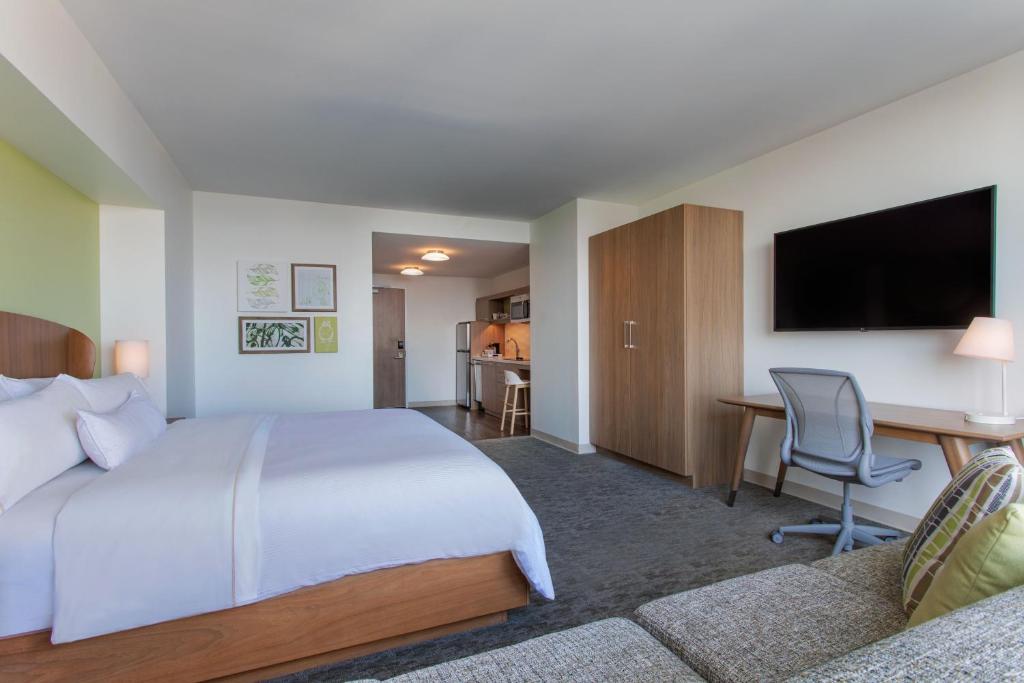 Deluxe Larger Guest room 1 King City view