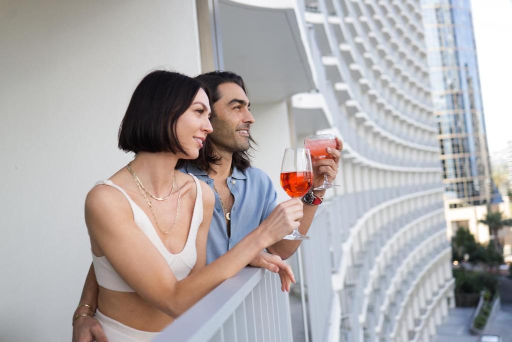 Deluxe King Room with Balcony and Sunset View