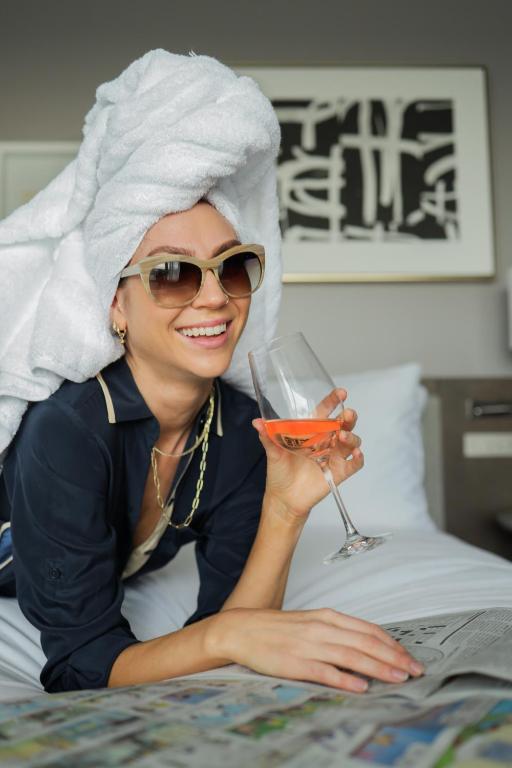 Signature King Room with Split Bathroom and Walk-in Shower