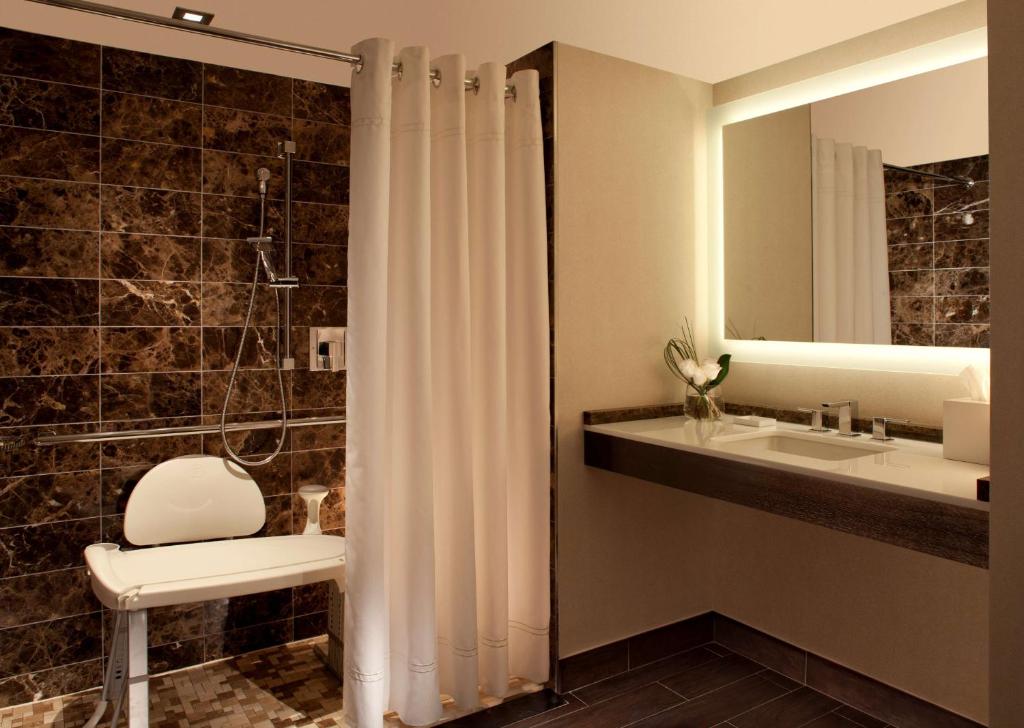 King Room – Mobility Accessible with Roll In Shower