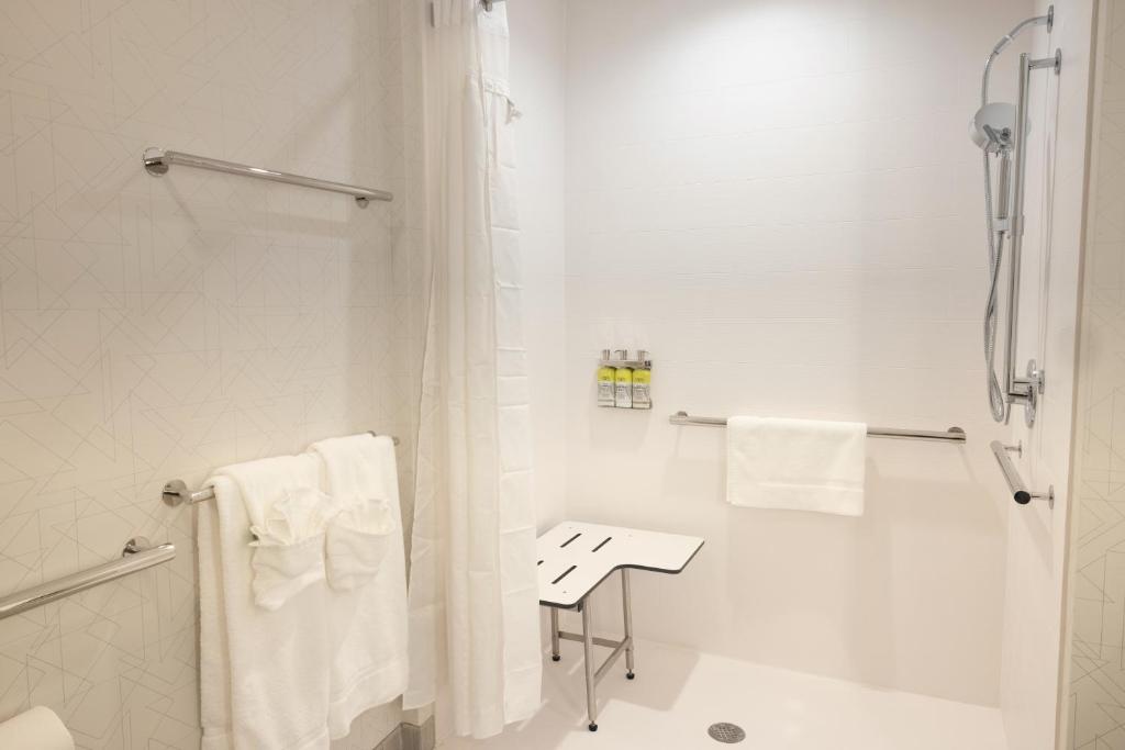 King Room Hearing Accessible with Roll-In Shower – Non-Smoking