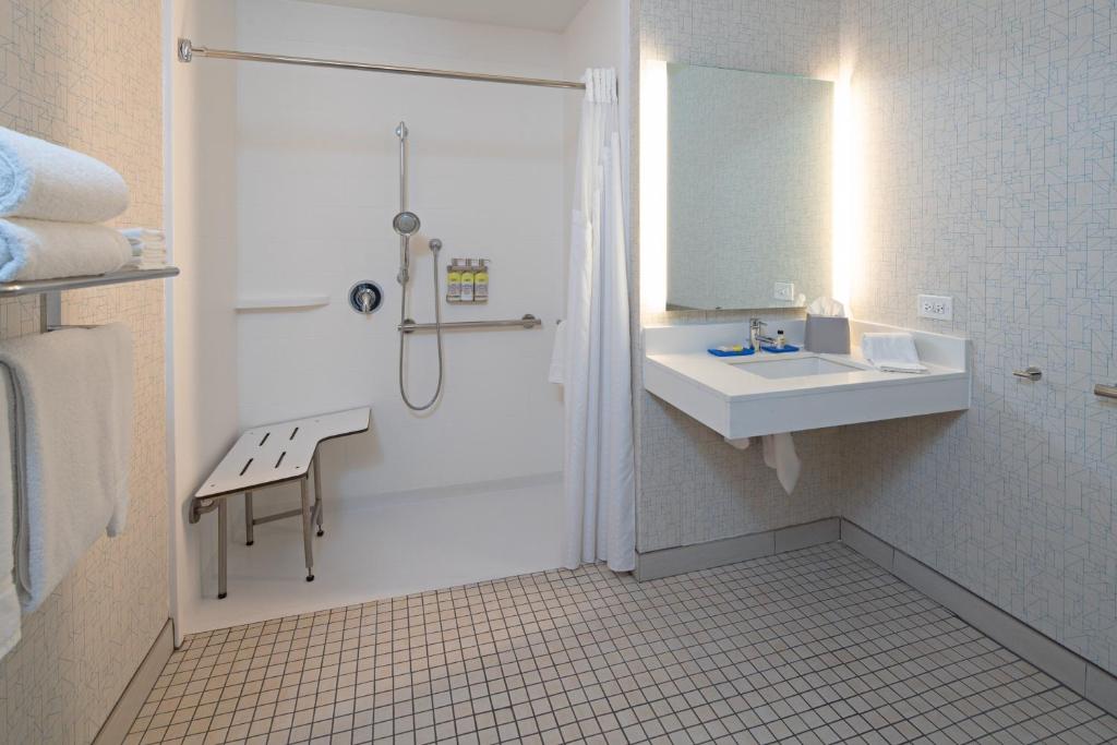 Suite with Roll-In Shower – Disability Access