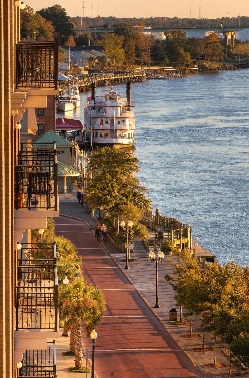 Double Room with Two Double Beds and River View