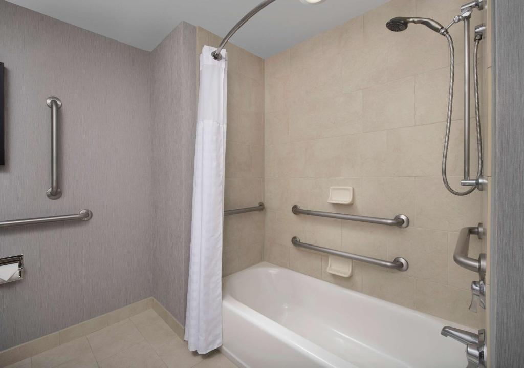 Queen Room with Two Queen Beds Sofa Bed and Accessible Tub