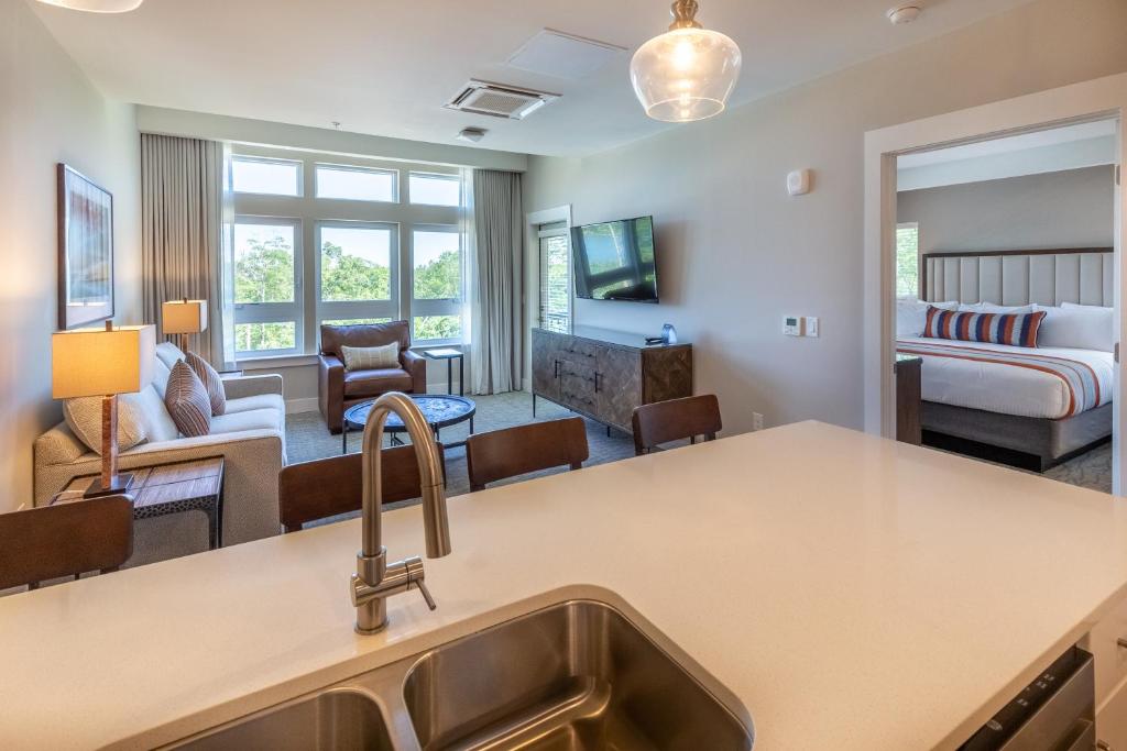 1 Bedroom Suites with Kitchen Lakeside View and King Bed