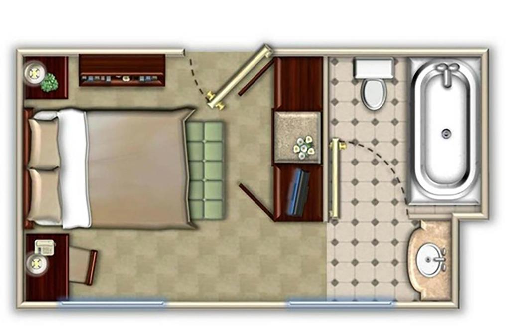 Petite Room with One Full Bed