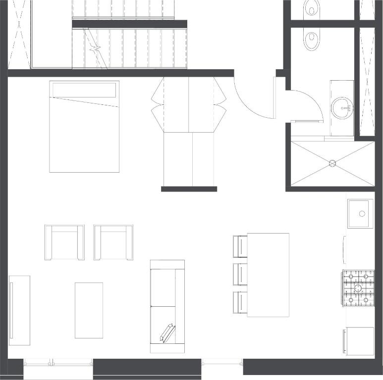 Second Floor Studio with Street View