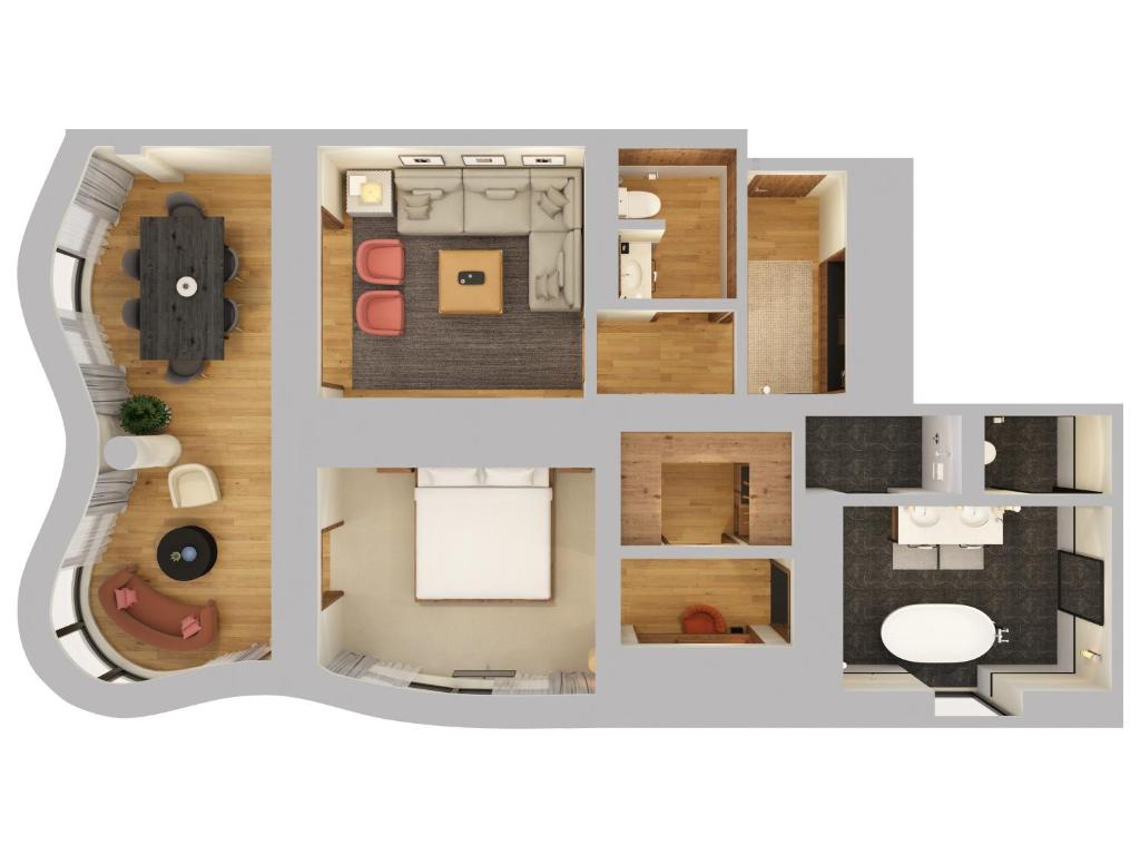 ADA Corner One Bedroom Suite