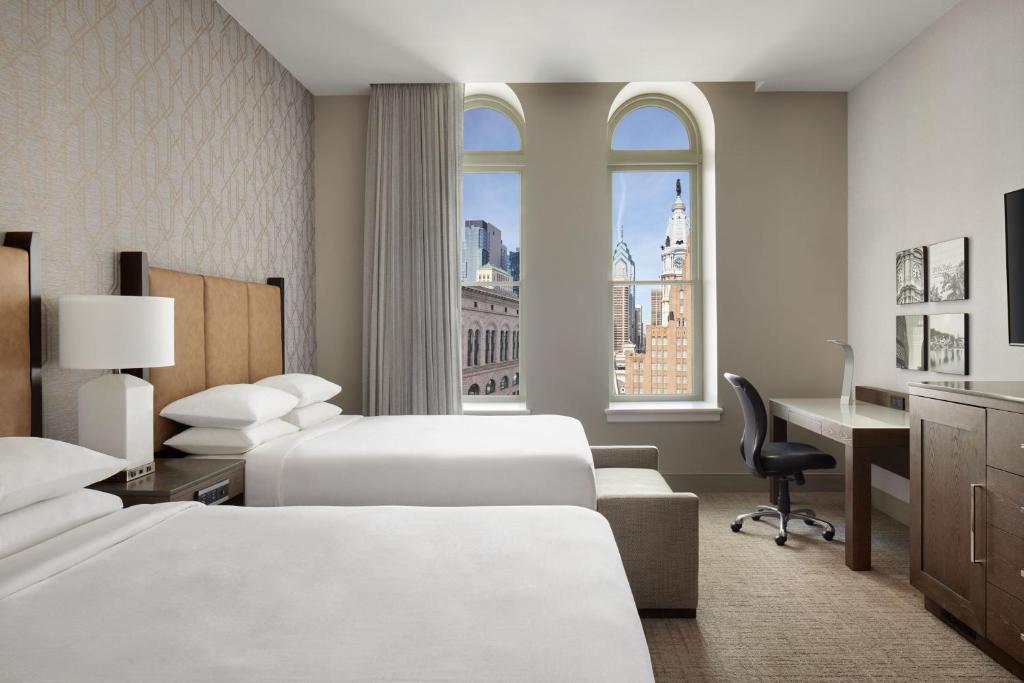 Tower Room – 2 Double Beds