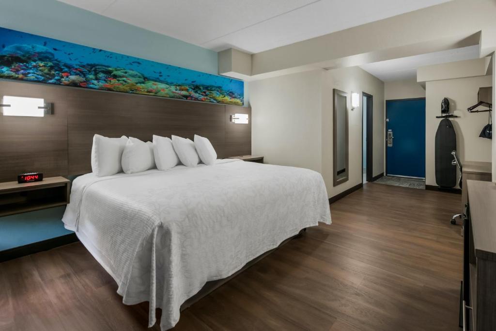 Premium King Room Disability Access with Partial Ocean View Smoke Free