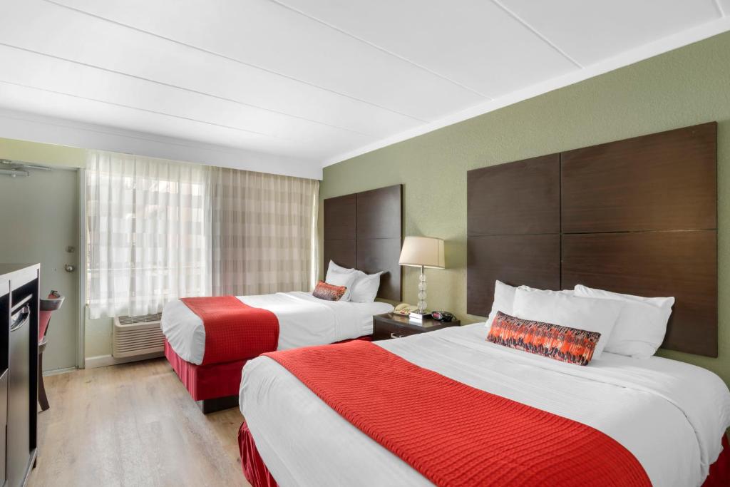 Room with Two Double Beds – Partial Ocean View