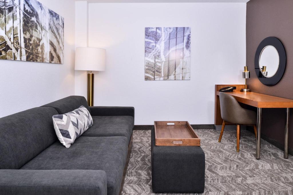 Studio with Two Double Beds and Sofa Bed