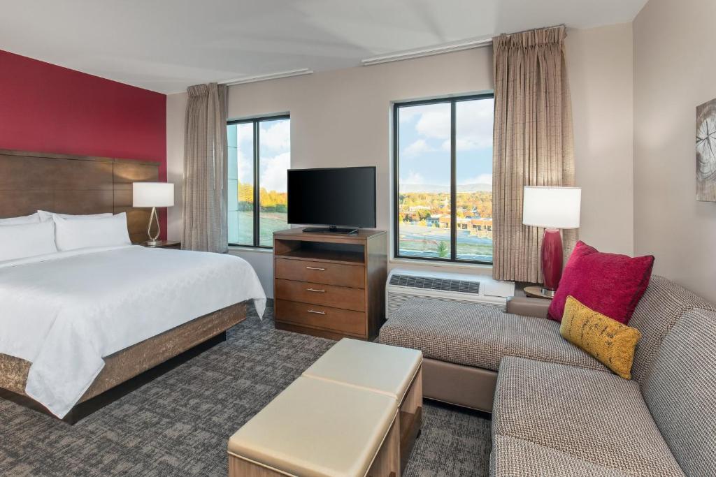 Queen Studio Suite Hearing Accessible Full Kitchen Sofa Bed