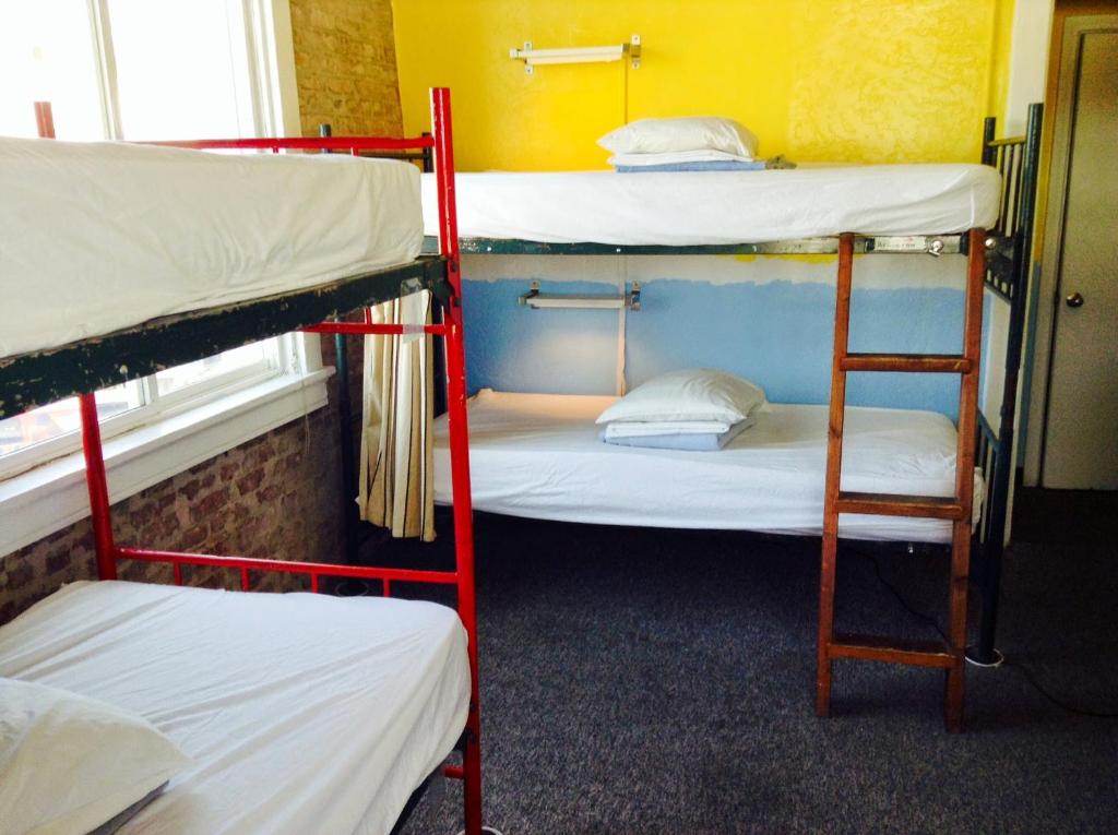 Bed in Women Only Dorm Room