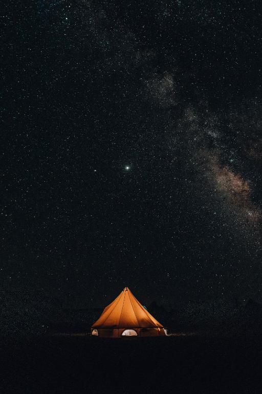 Twin Tent with Shared Bathroom